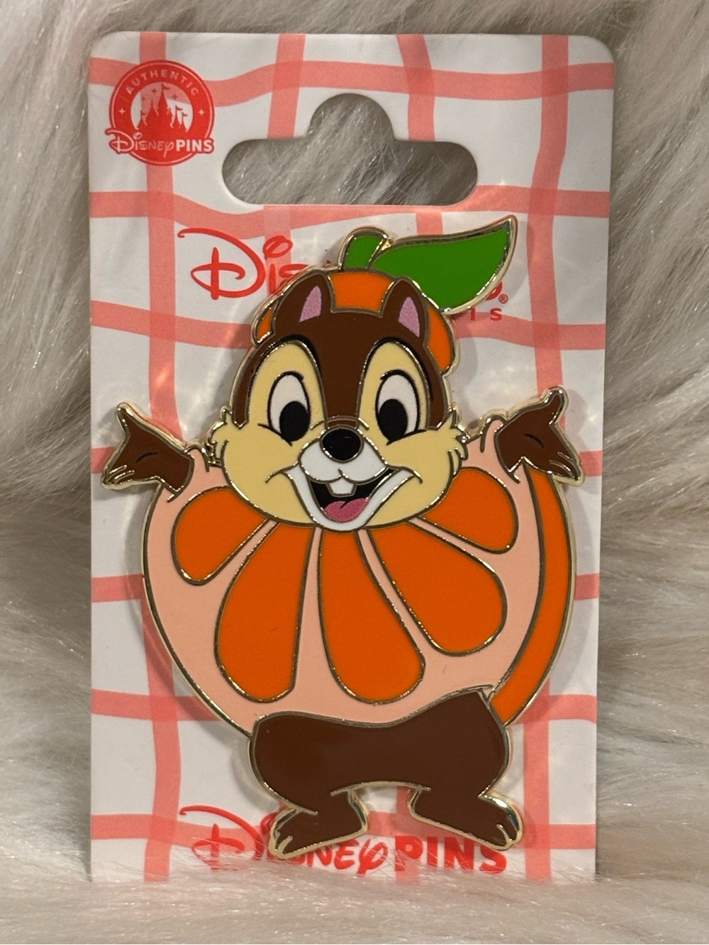 Disneyland Paris DLP Chip & Dale Fruit Characters Series 2025 Chip Orange Wedge